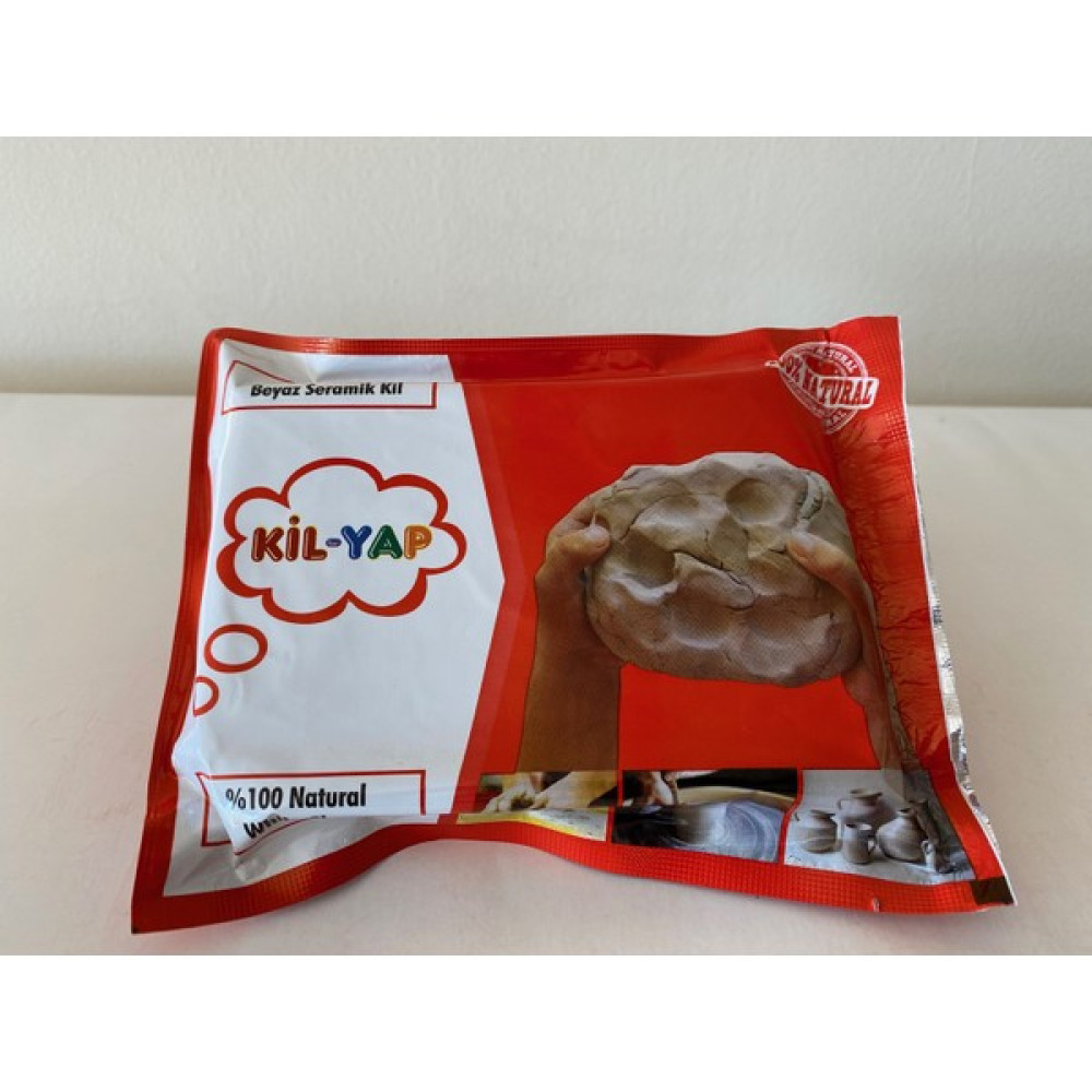 Kil-Yap %100 Doğal Ve Yerli Seramik Kil Hamuru Beyaz 300gr Oyun Hamuru & Kil Fiyatı