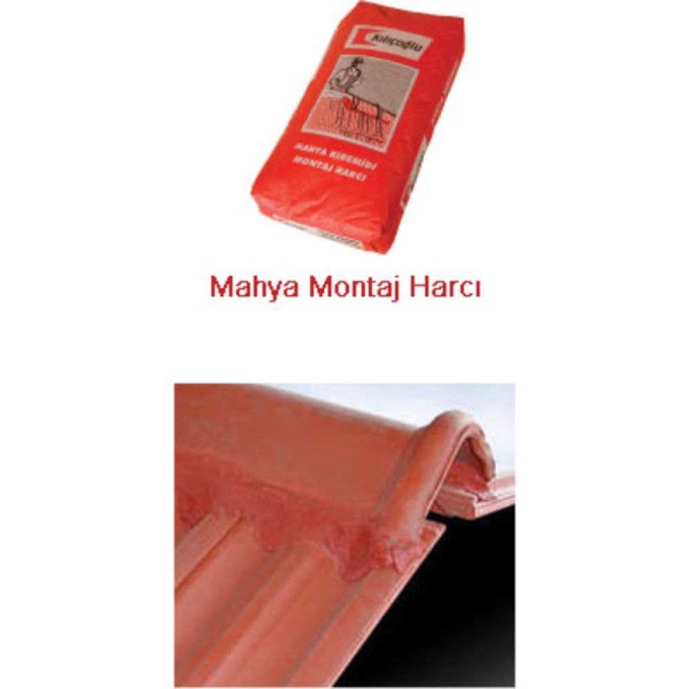 Kılıçoğlu Mahya Montaj Harcı Kırmızı Renk 25 kg Oto Boyaları Fiyatı