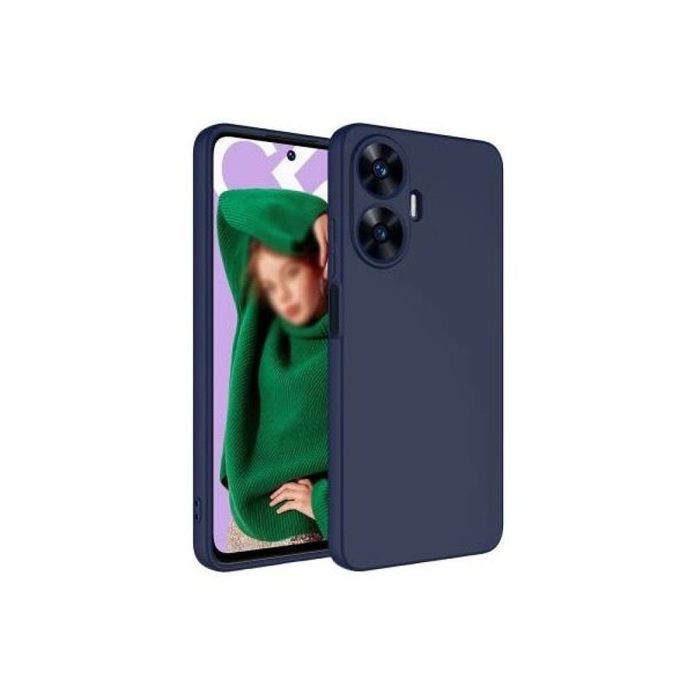 Kılıf Park Realme C55 Kılıf Kamera Çıkıntılı Içi Kadife Lansman Yumuşak Dokulu Silikon Kapak - Lacivert Cep Telefonu Kılıfı Fiyatı