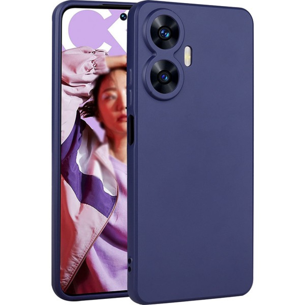 Kılıf Park Realme C55 Kılıf Yumuşak Dokulu Kamera Korumalı Ince Mat Renkli Lüks Premier Silikon Kapak - Lacivert Cep Telefonu Kılıfı Fiyatı