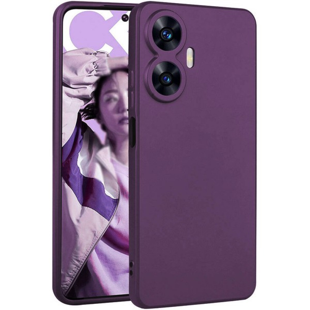 Kılıf Park Realme C55 Kılıf Yumuşak Dokulu Kamera Korumalı Ince Mat Renkli Lüks Premier Silikon Kapak - Mürdüm Cep Telefonu Kılıfı Fiyatı