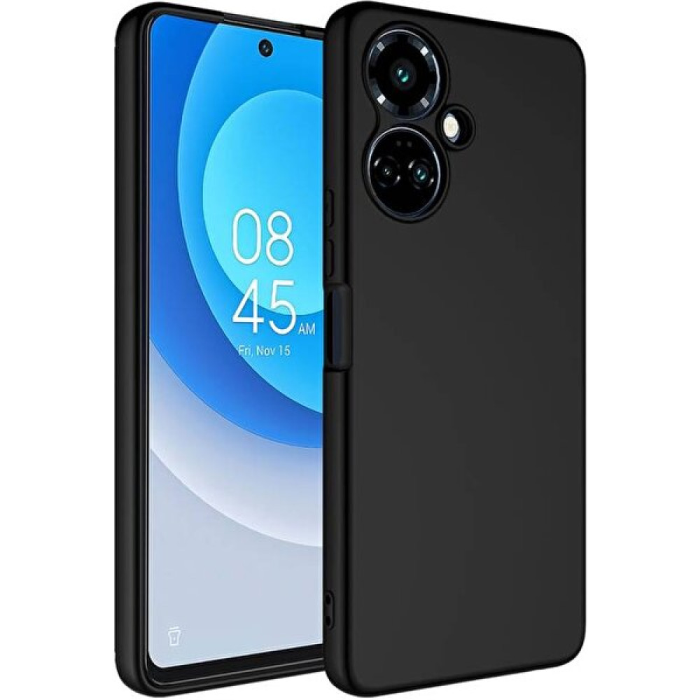 Kılıf Park Tecno Camon 19 Neo Kamera Korumalı Lansman Içi Kadife Yumuşak Silikon Nirvana Kapak + Nano Cam - Siyah Cep Telefonu Kılıfı Fiyatı