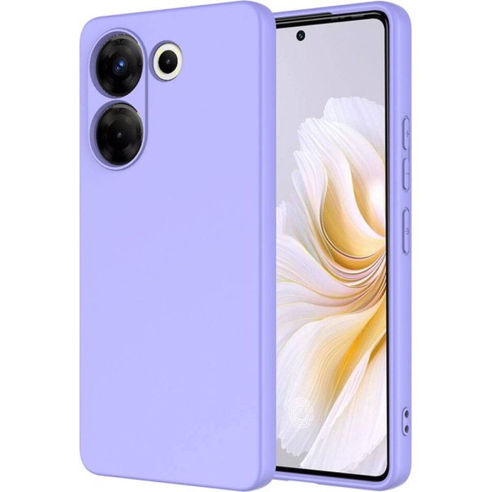 Kılıf Park Tecno Camon 20 Pro 5g Kadife Lansman Yumuşak Dokulu Silikon Kapak - Lila Cep Telefonu Kılıfı Fiyatı