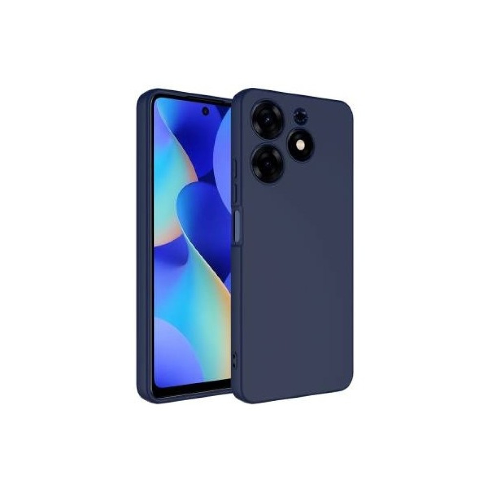 Kılıf Park Tecno Spark 10 Pro Kadife Lansman Yumuşak Dokulu Silikon Kapak - Lacivert Cep Telefonu Kılıfı Fiyatı