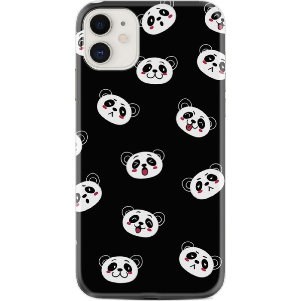 Kılıfland Apple iPhone 11 Kılıf Silikon Desen Exclusive Panda Suratları 1773 Cep Telefonu Kılıfı Fiyatı