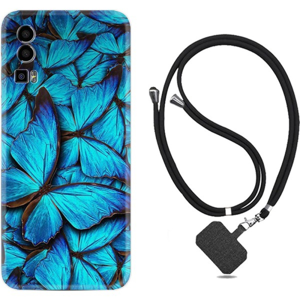Kılıfland General Mobile Gm 23 Kılıf Resimli Boyun Askılı Ipli Desenli Silikon Owl 1351 - Siyah Cep Telefonu Kılıfı Fiyatı