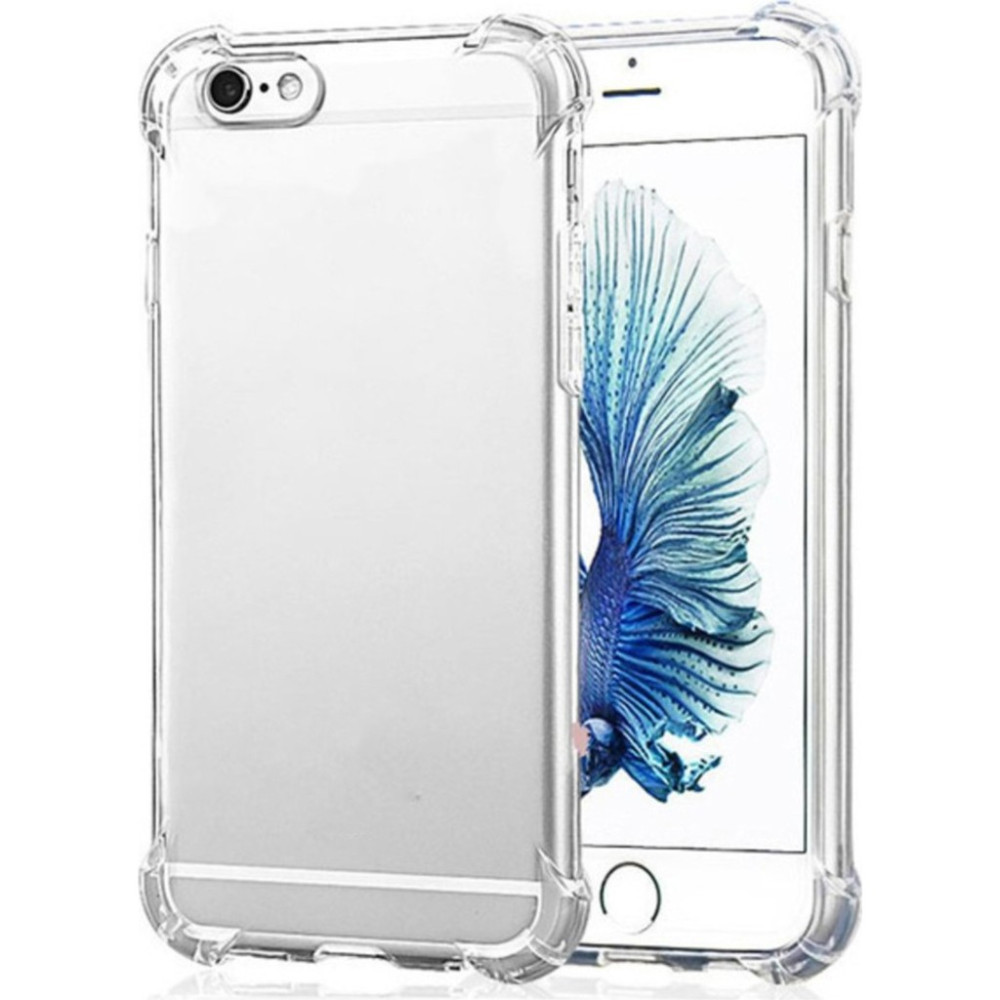 Kılıfmania Apple iPhone 6s Kapak Kamera Bölümü Açık Airbag Antishock Köşe Korumalı Şeffaf Silikon Kılıf Diğer Fiyatı