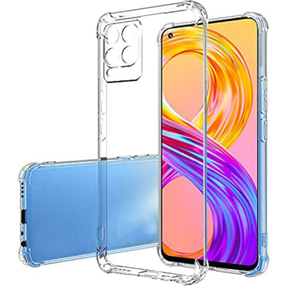 Kılıfmnaia Realme 8 ile Uyumlu Kapak Kamera Korumalı Antişok Airbag Köşe Korumalı Silikon Şeffaf Kılıf Cep Telefonu Kılıfı Fiyatı