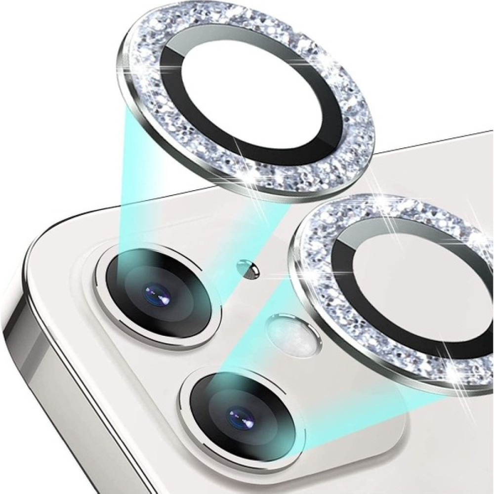 Kılıfsuar iPhone 11 Uyumlu Taşlı Lens Kamera Koruyucu - Gümüş Cep Telefonu Aksesuarı Fiyatı