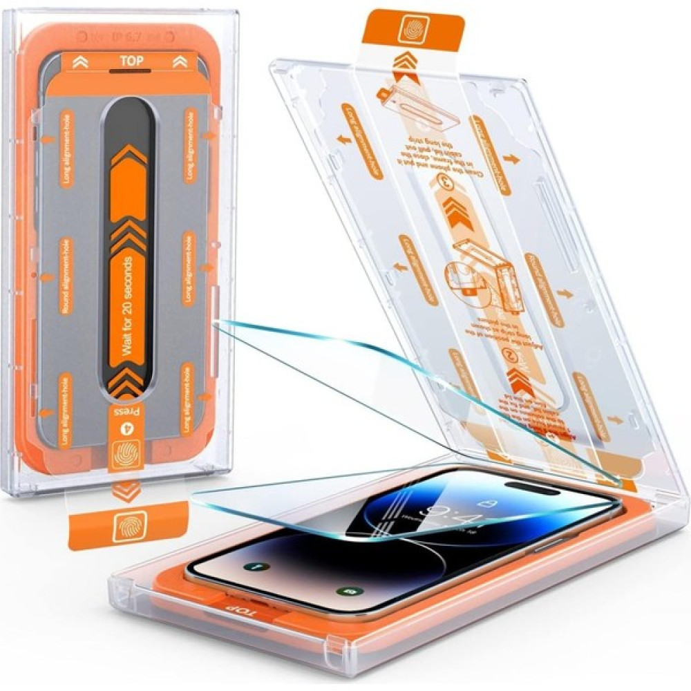 Kılıfsuar iPhone 14 Pro Max Uyumlu Çekmeli Kırılmaz Cam Ekran Koryucu - Normal Cep Telefonu Ekran Koruyucusu Fiyatı