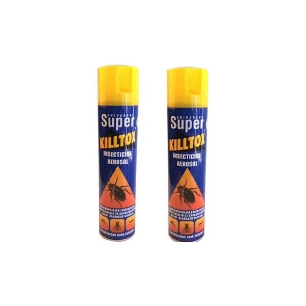 Kılltox 400 ml x 2 Adet(Hamam Böcekleri , Karınca ,sivrisinek ,karasinek Öldürücü )Yeni Üretim Oto Boyaları Fiyatı