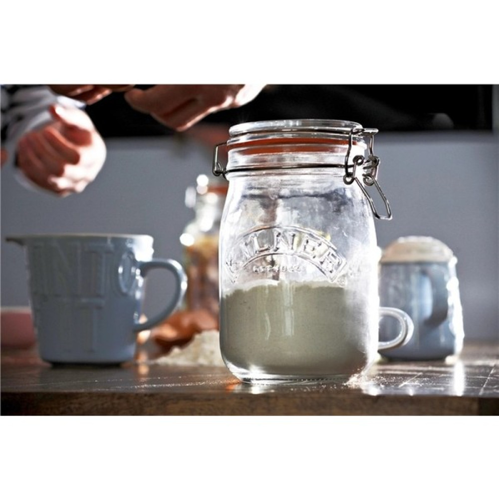 Kilner Klipsli Yuvarlak Kavanoz 1 Lt Saklama Kapları Fiyatı