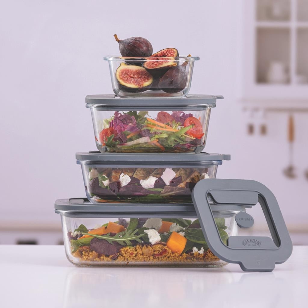 Kilner New Fresh Saklama Kabı Kare 0,8 Lt - Şeffaf Saklama Kapları Fiyatı