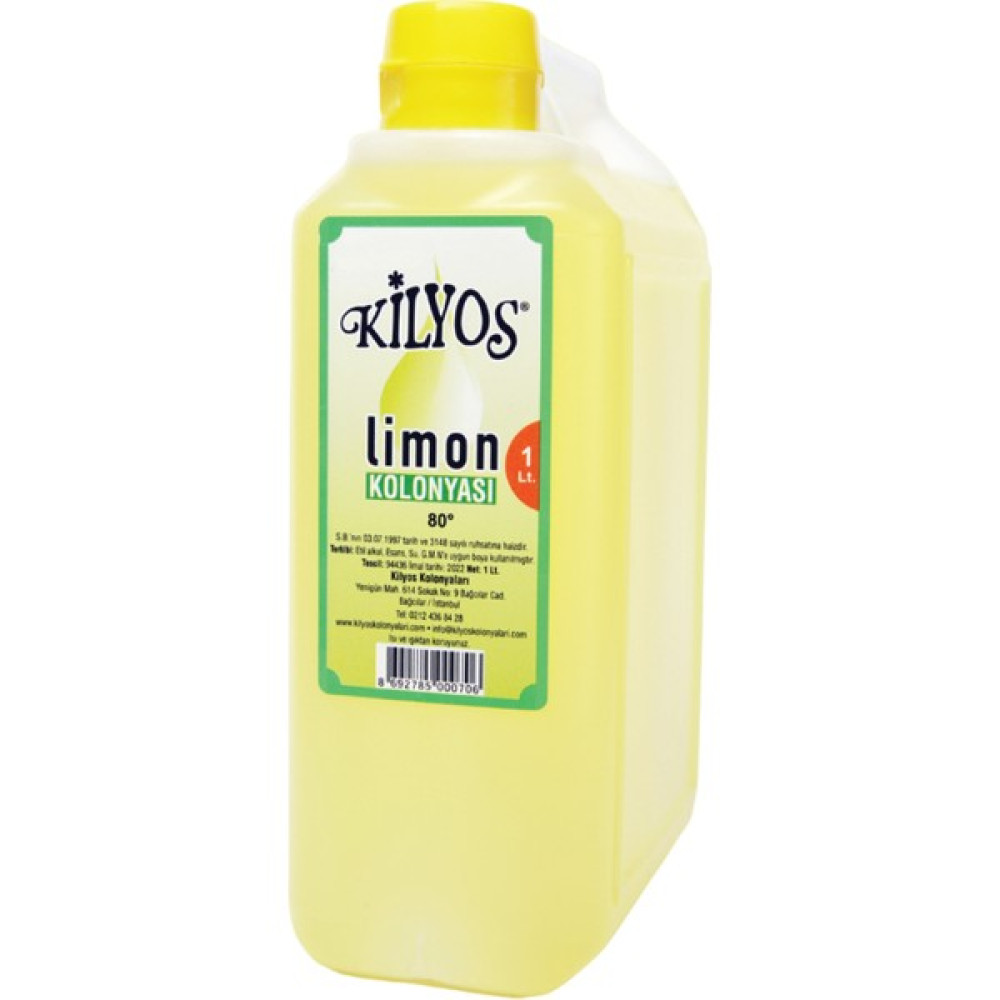 Kilyos Limon Kolonyası 1 Lt Kolonya & Gülsuyu Fiyatı