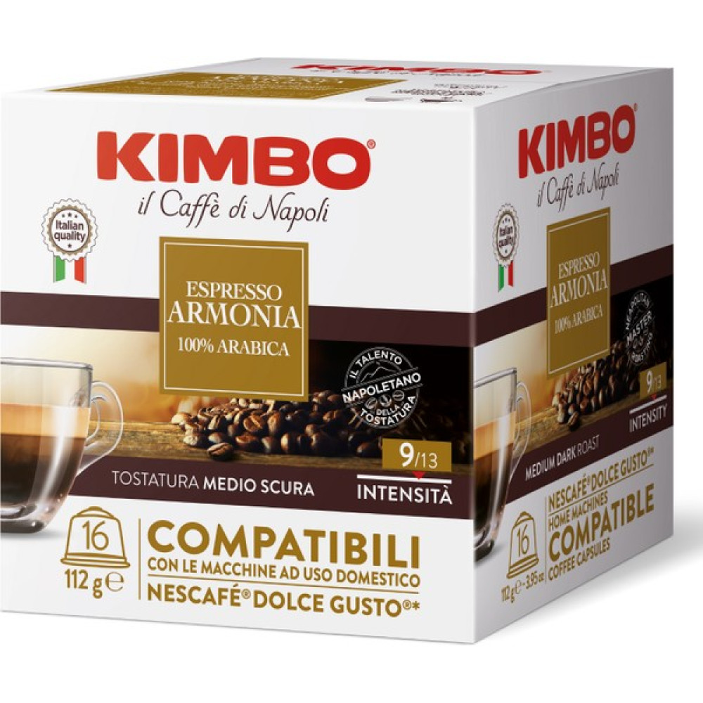 KIMBO Armonia Dolce Gusto Uyumlu Kapsül Kahve (16’lı Kutuda) - Espresso Diğer Fiyatı