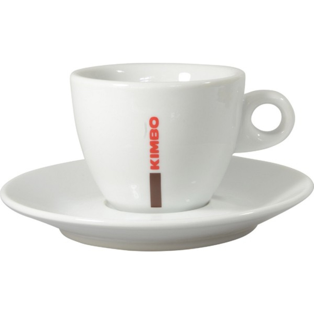 Kimbo Cappuccino Fincan + Tabak - Beyaz Fincan / Bardak / Kahve Takımı Fiyatı