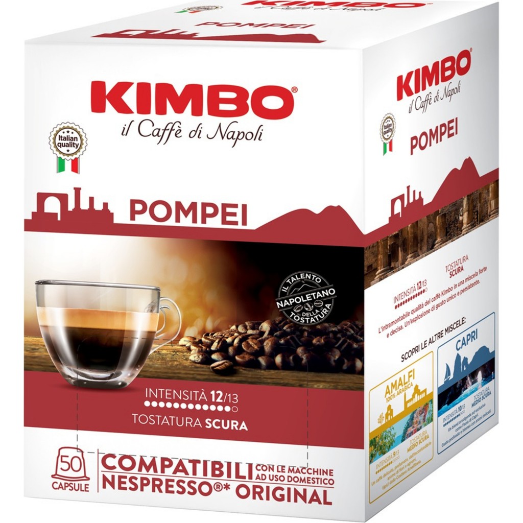 Kimbo Pompei Nespresso Uyumlu Kapsül Kahve (50’li Kutuda) - 50 Adet Diğer Fiyatı
