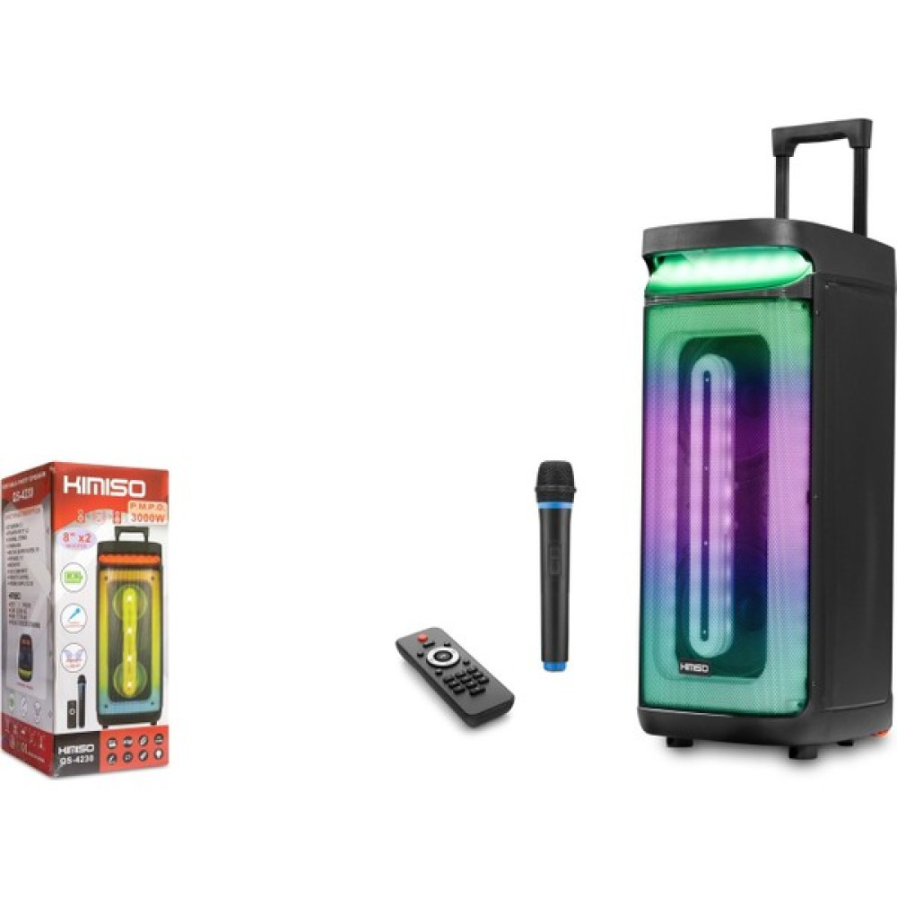 Kımıso QS4230 Bluetooth Speaker 2x8" 265*300*675MM Oto Boyaları Fiyatı
