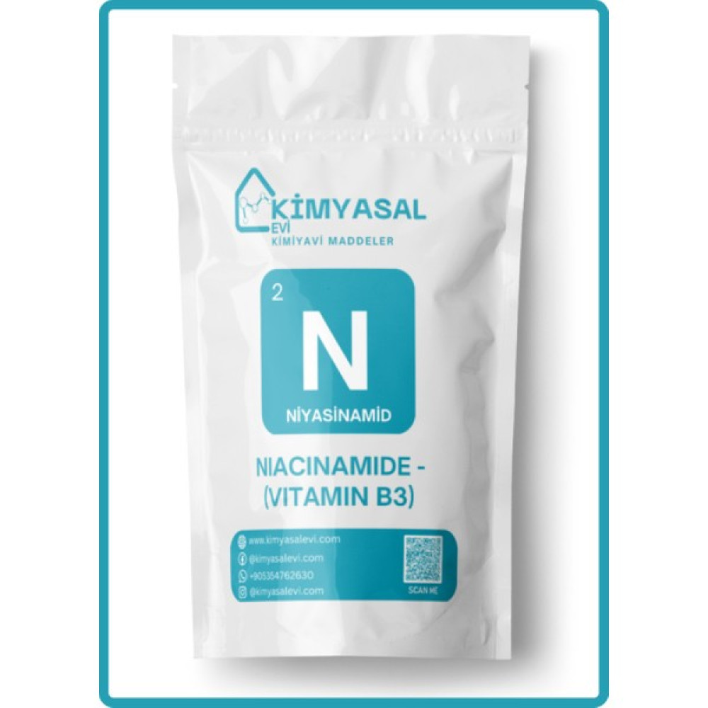 Kimyasal Evi Niyasinamid-Nıacınamıde (Vitamin B3) Hammadde 100G Okul Malzemeleri Fiyatı