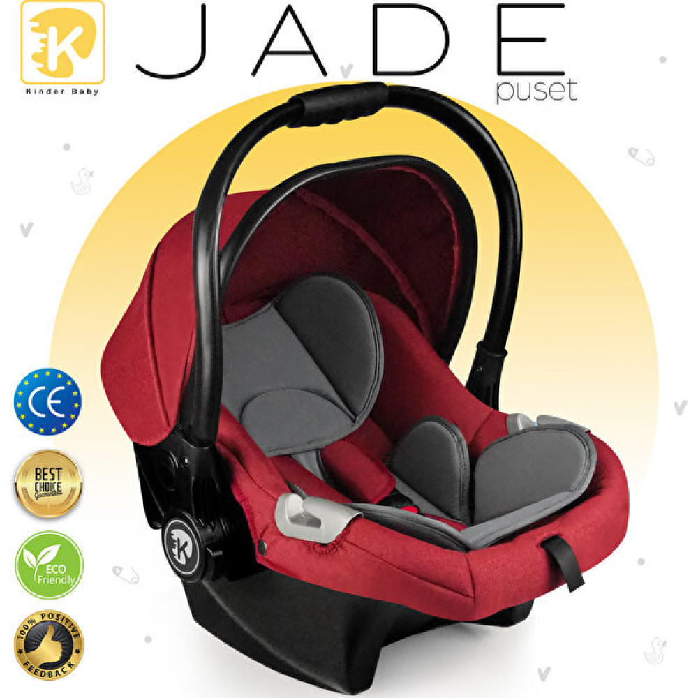 Kinder Baby Jade Ana Kucağı Oto Koltuğu Taşıma Puseti - Bordo Ana Kucağı Fiyatı
