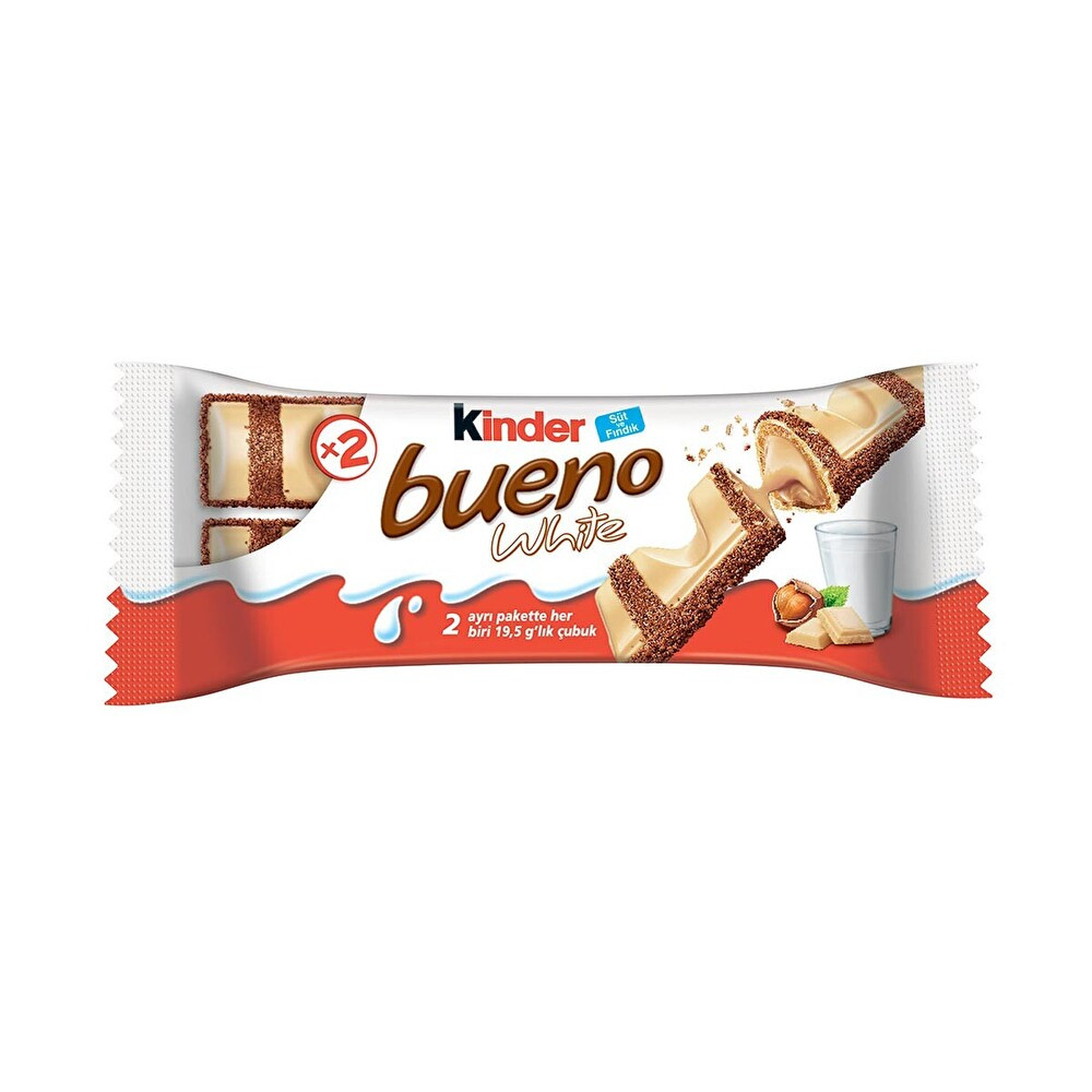 Kinder Bueno White Çikolata 39 g Çikolata ve Gofret Fiyatı