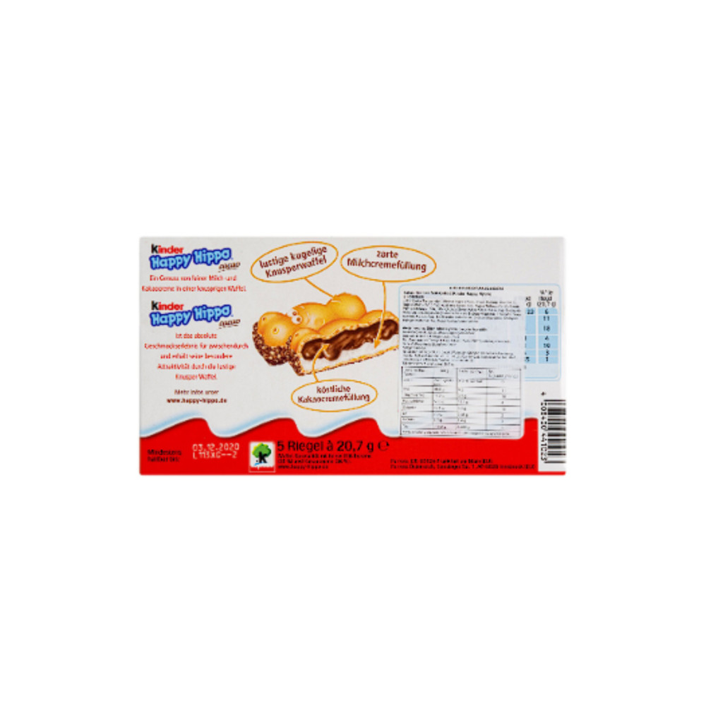 Kinder Happy Hippo Çikolata 5li Çikolata ve Gofret Fiyatı