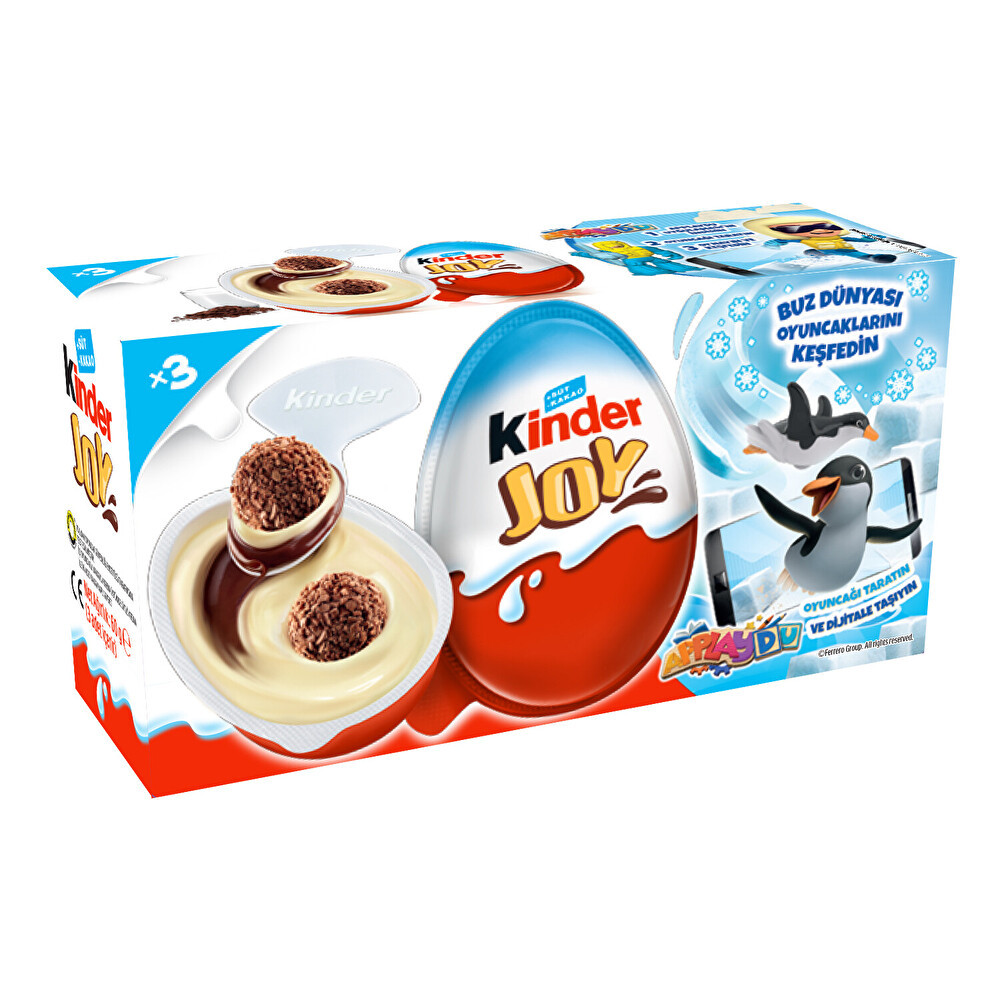 Kinder Joy Erkeklere Özel 3'lü Paket 3 x 20 g Çikolata ve Gofret Fiyatı
