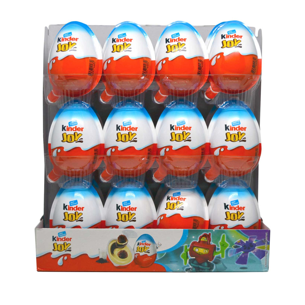 Kinder Joy Sürpriz Yumurta Erkeklere Özel Oyuncaklı 24'lü Kutu Çikolata ve Gofret Fiyatı