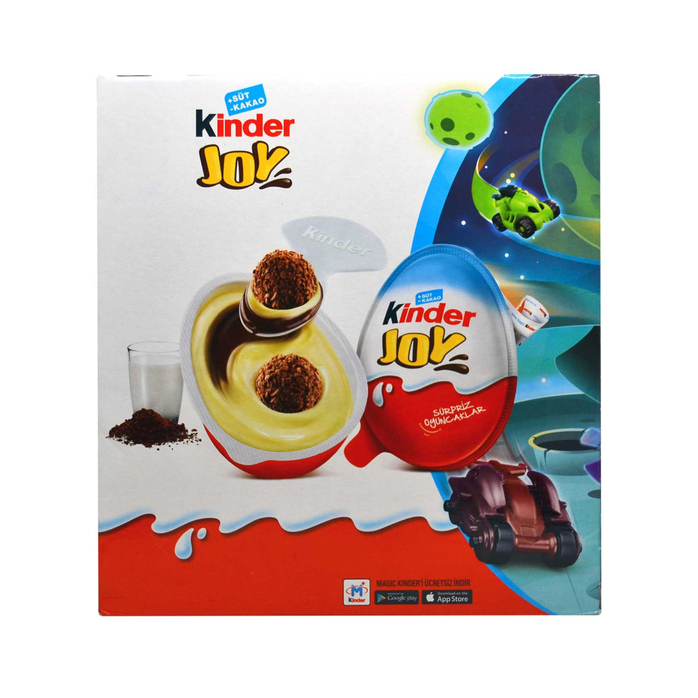 Kinder Joy Sürpriz Yumurta Erkeklere Özel Oyuncaklı 24'lü Kutu