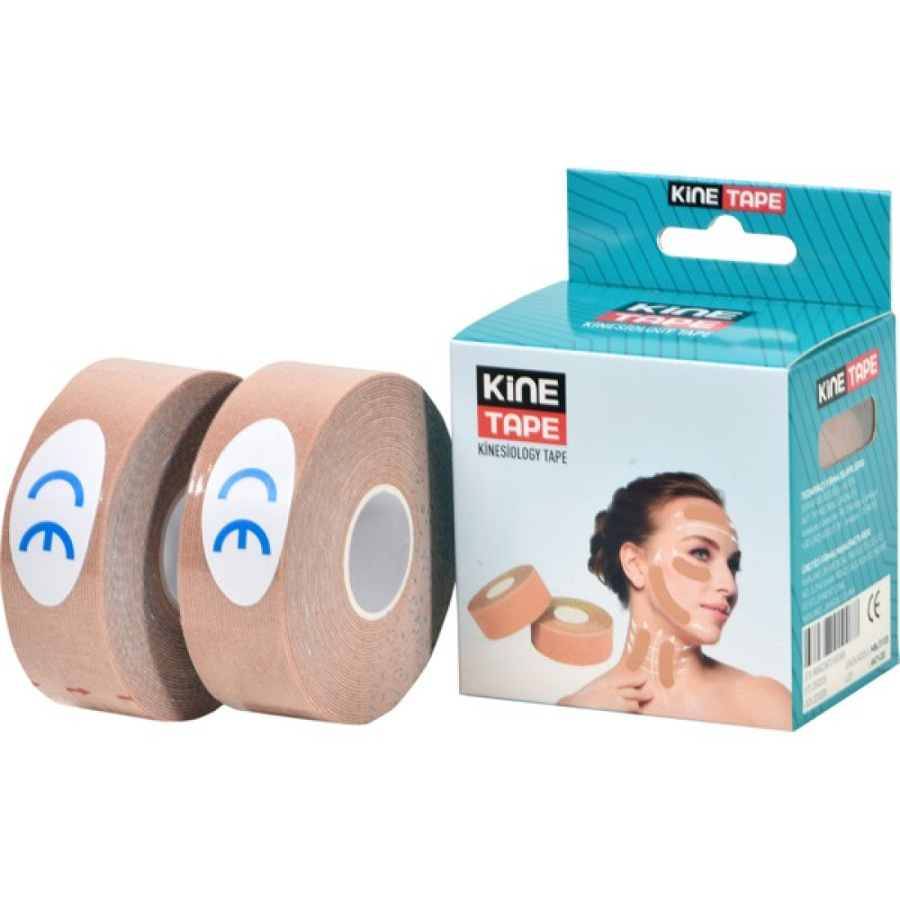 Kinetape Yüz Yoga Için 2,5 cm x 5 Metre 2 Adet Yüz Bölgesi Için Ten Rengi Diğer Spor Ürünleri Fiyatı
