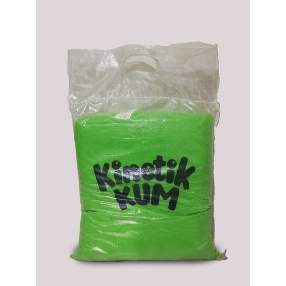 Kinetik Kum, Uzay Kumu, Sihirli Kum Premium Kalite 15 Kg. Dökme - Yeşil Eğitici Oyuncak Fiyatı