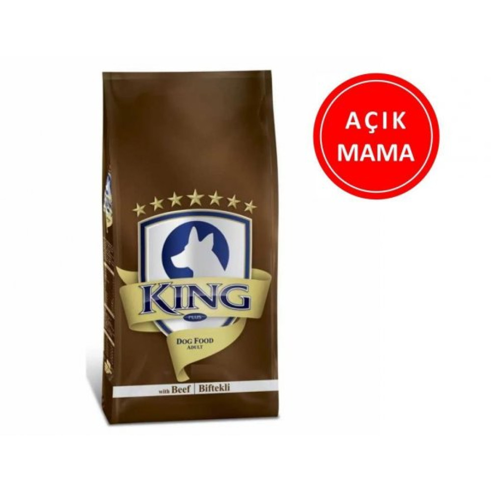 King Biflekli Yetiskin Kopek Mamasi 1 Kg Acık Evcil Hayvan Ürünleri Fiyatı