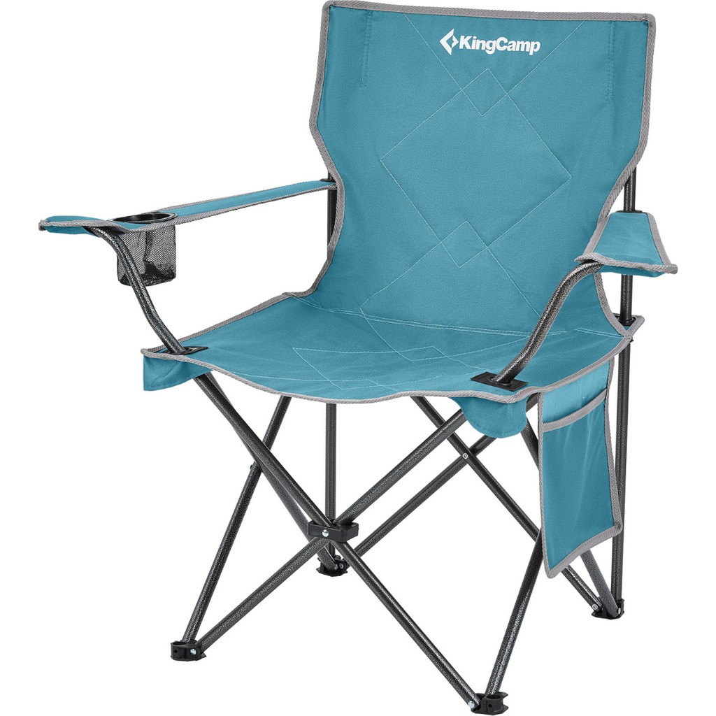 King Camp Kingcamp Lotus Comfort Konforlu & Takviyeli Kamp Sandalyesi Cyan Diğer Fiyatı