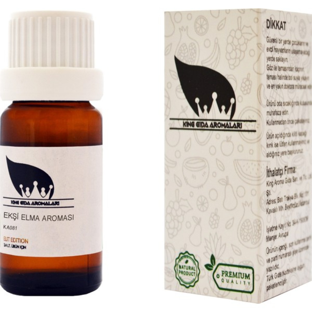 King Gıda Aromaları Ekşi Elma Tahıl Kiti Karışımı Elit Edition KA081 - 10 ml Oto Boyaları Fiyatı