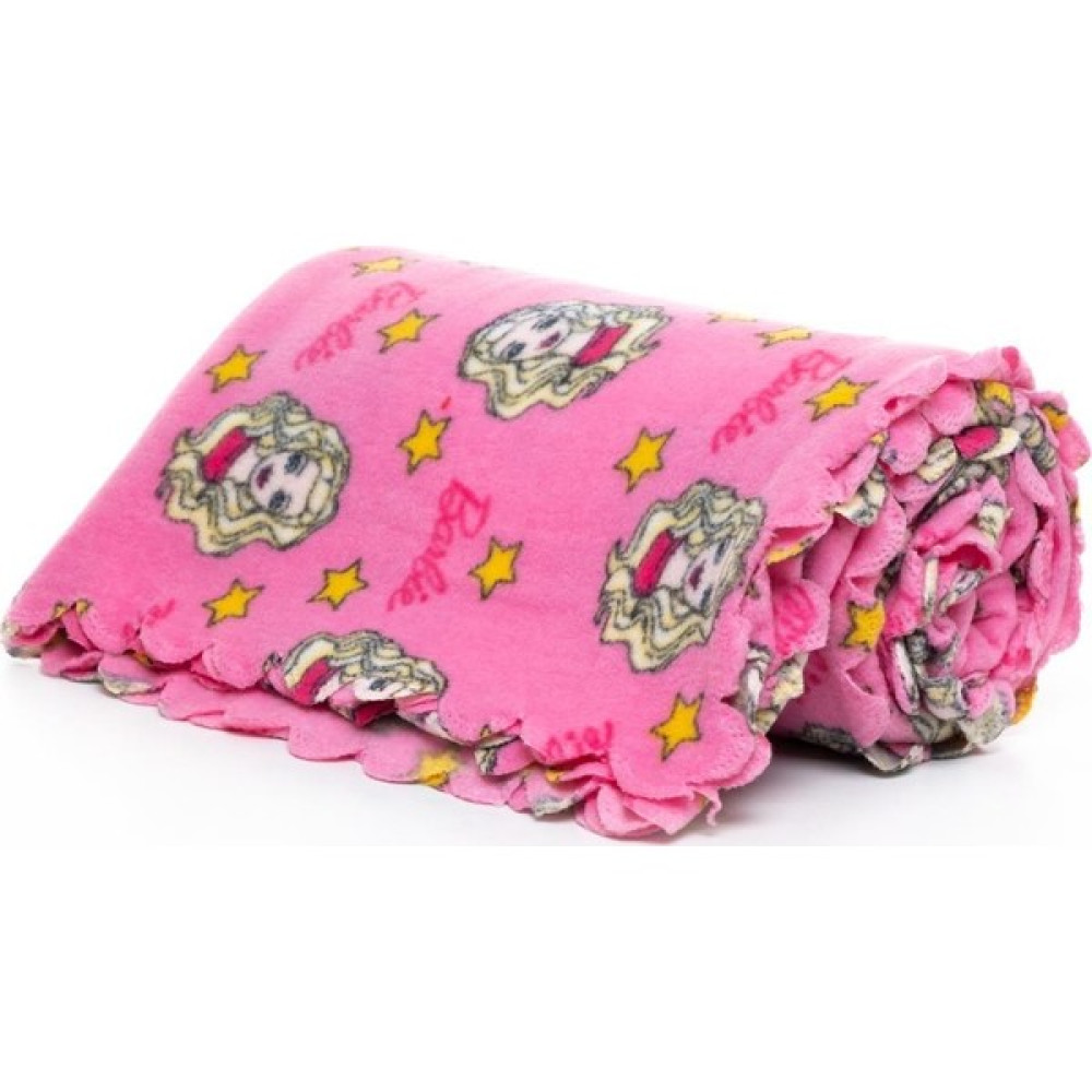 King Home Kinghome Lisanslı Polar Battaniye Tek Kişilik Barbie Desenli 130 x 170 cm - Renkli Battaniye Fiyatı