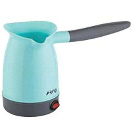 King K-447 700 W 300 ml 4 Fincan Türk Kahve Makinesi Mavi Kahve Makineleri Fiyatı