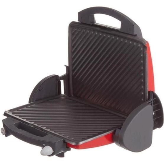 King K-465 Riva 2000 W 6 Adet Pişirme Kapasiteli Teflon Çıkarılabilir Plakalı Izgara ve Tost Makinesi
