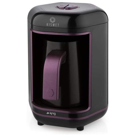 King K-605 Kısmet 550 W 400 ml 4 Fincan Kapasiteli Türk Kahve Makinesi Mor Kahve Makineleri Fiyatı