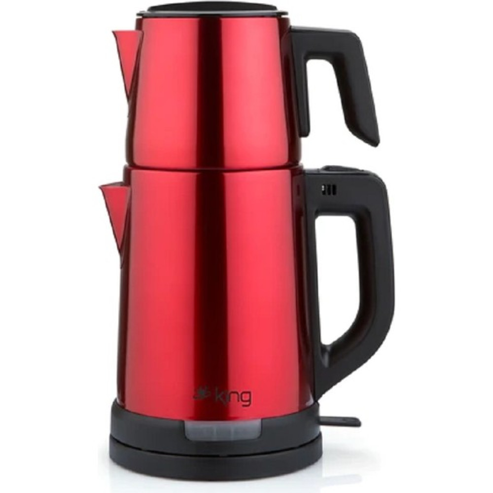 King KCM331 Tea Pro Inox Çay Makinesi Kırmızı Çay Makineleri Fiyatı