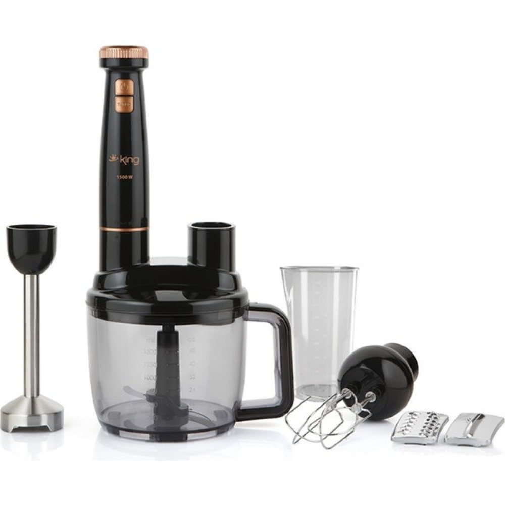 King KKB973 Bodie Komple Blender Set Siyah- 4 Yıl Garanti Blenderler Fiyatı