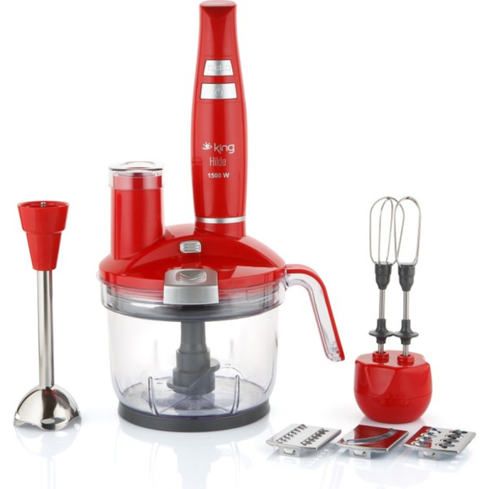 King KKB976 Hılde Blender Set (5'li)1500w Ölçü Kap Rose Blenderler Fiyatı