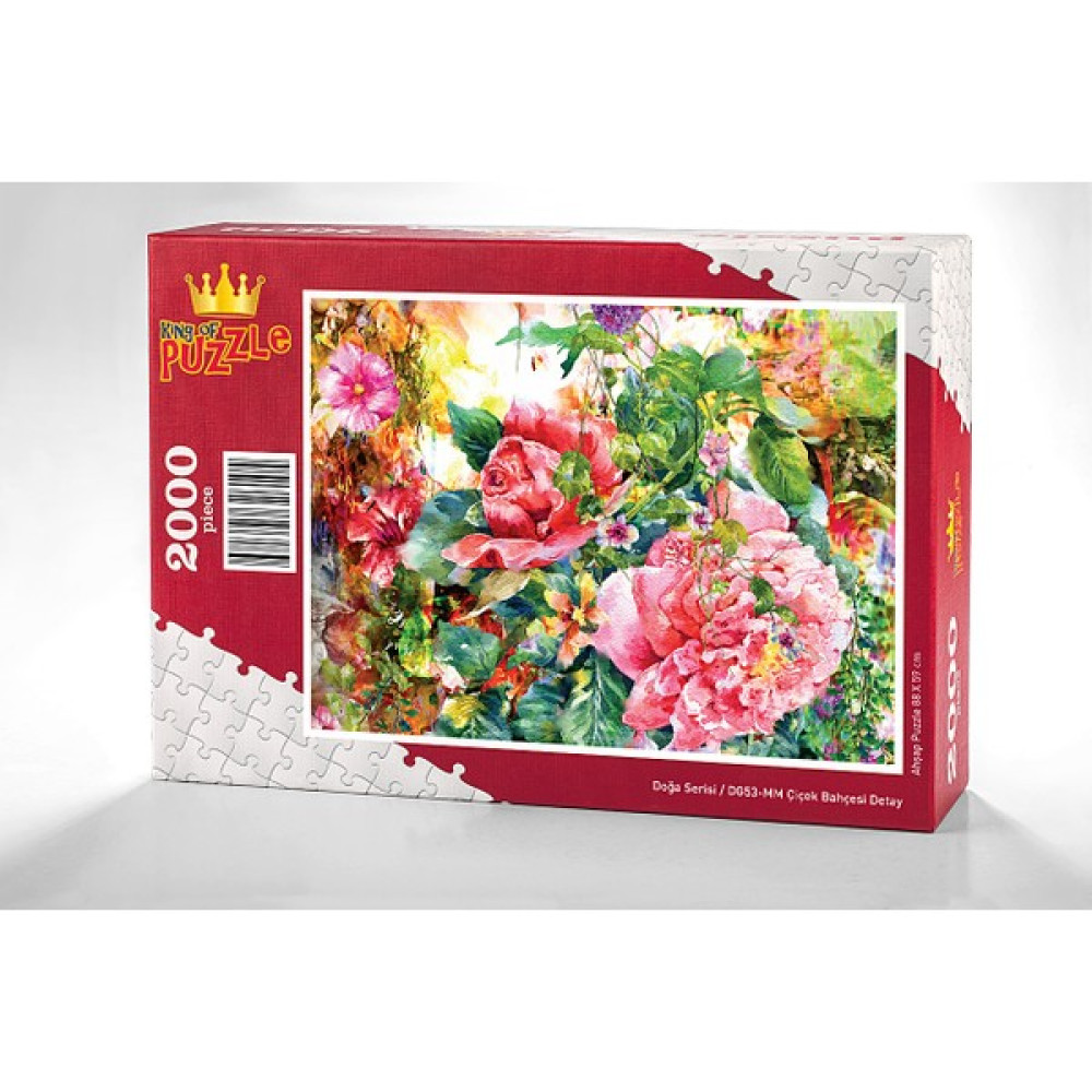 King Of Puzzle Çiçek Bahçesi Detay Ahşap Puzzle 2000 Parça (DG53-MM) Puzzle & Aksesuarları Fiyatı