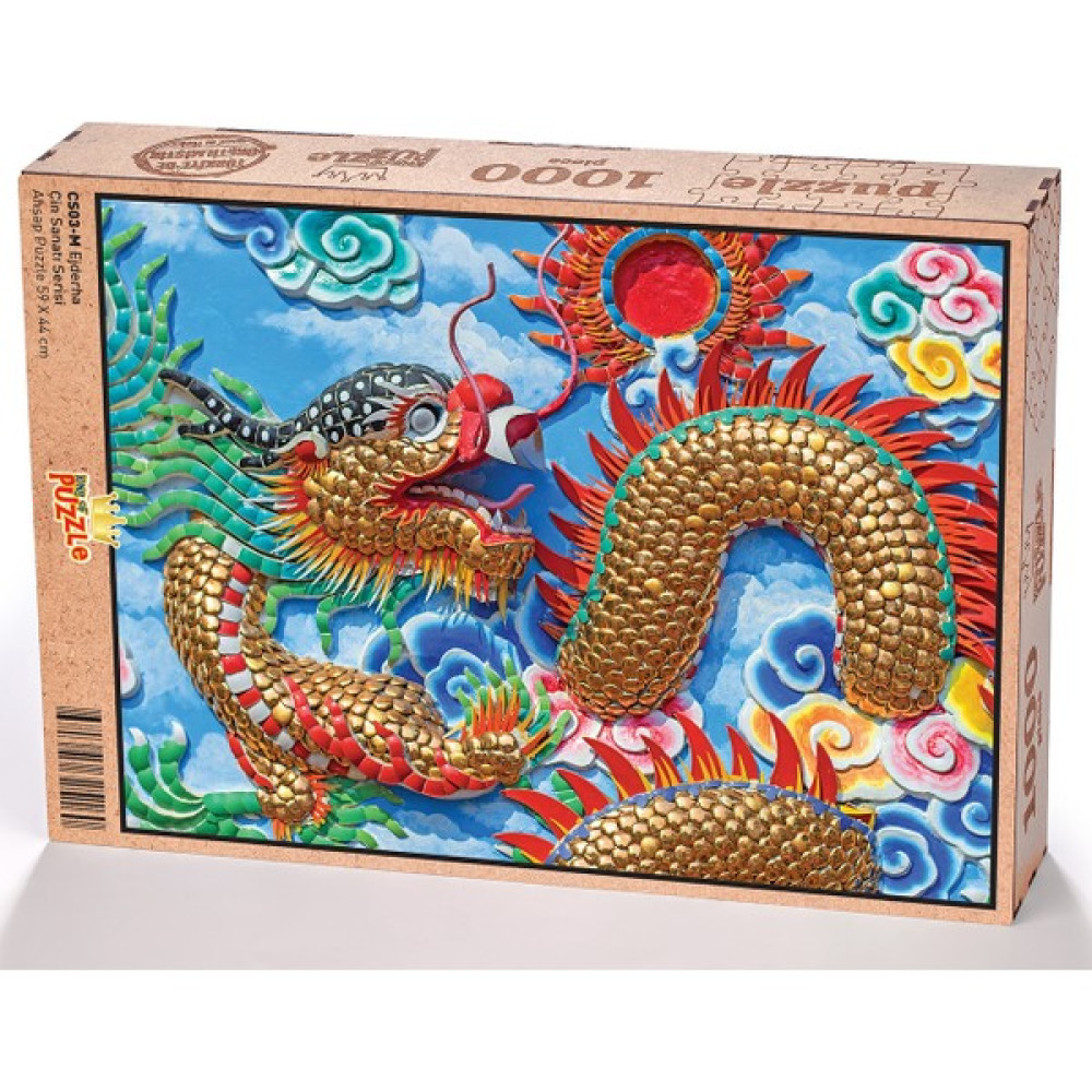 King Of Puzzle Ejderha Ahşap Puzzle 1000 Parça (CS03-M) Oto Boyaları Fiyatı