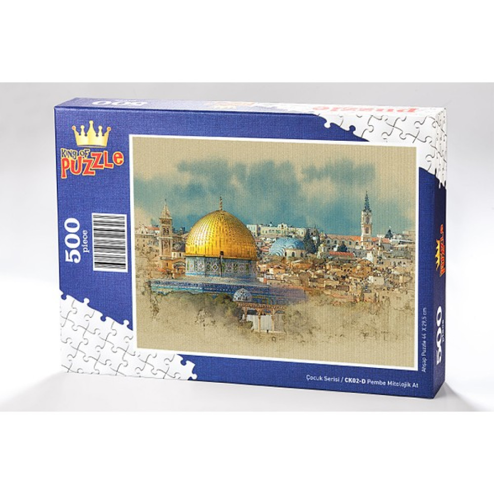 King Of Puzzle Kubbet-Üs Sahra Ahşap Puzzle 500 Parça (DI02-D) Oto Boyaları Fiyatı