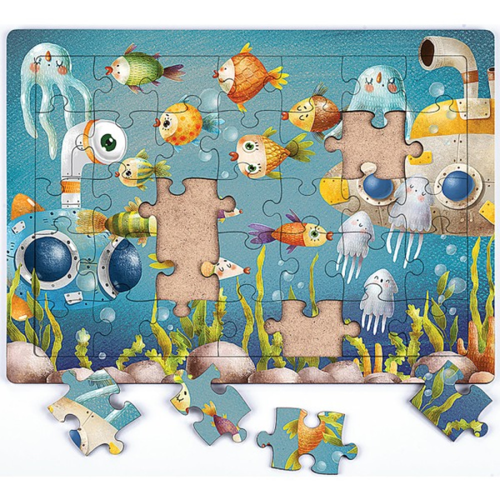 King Of Puzzle Okyanus Derinleri Ahşap Puzzle 35 Parça (Xxxv-19) Oto Boyaları Fiyatı