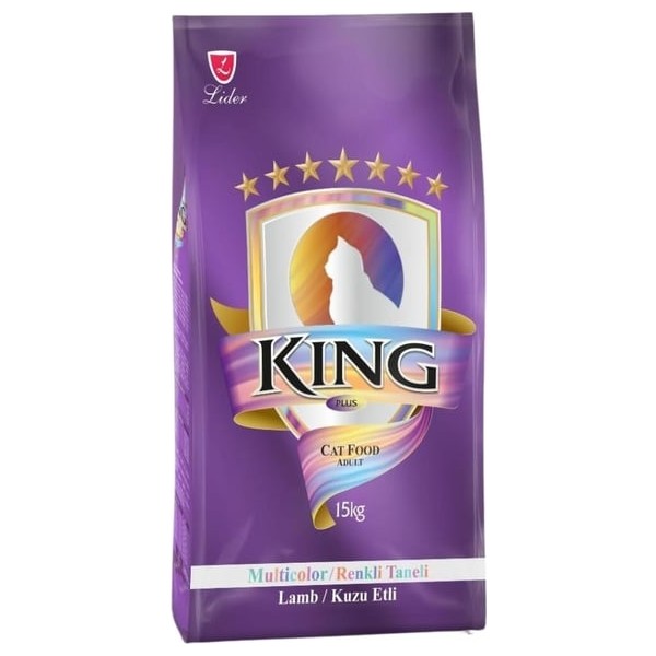 King Renkli Taneli Kuzu Etli Yetişkin Kedi Maması 15 kg Ekonomik Mama Segmenti Evcil Hayvan Ürünleri Fiyatı