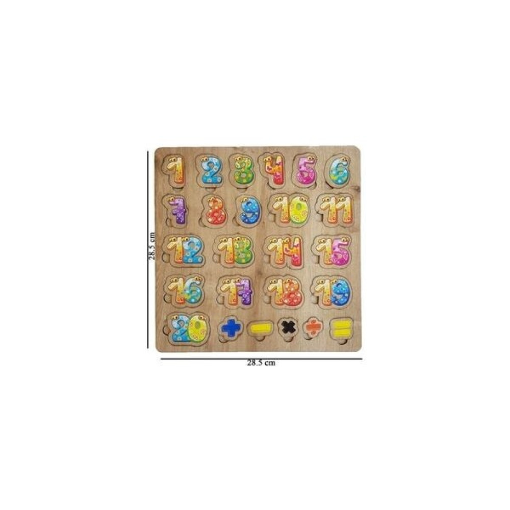 King Toys Ahşap Bul-Tak Eğitici Sayılar Eğitici Oyuncak Fiyatı