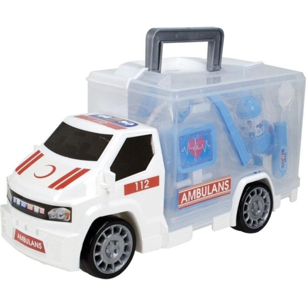 King Toys Ambulans Araçlı Çantalı Ilk Yardım Seti Oyuncak Araç Fiyatı