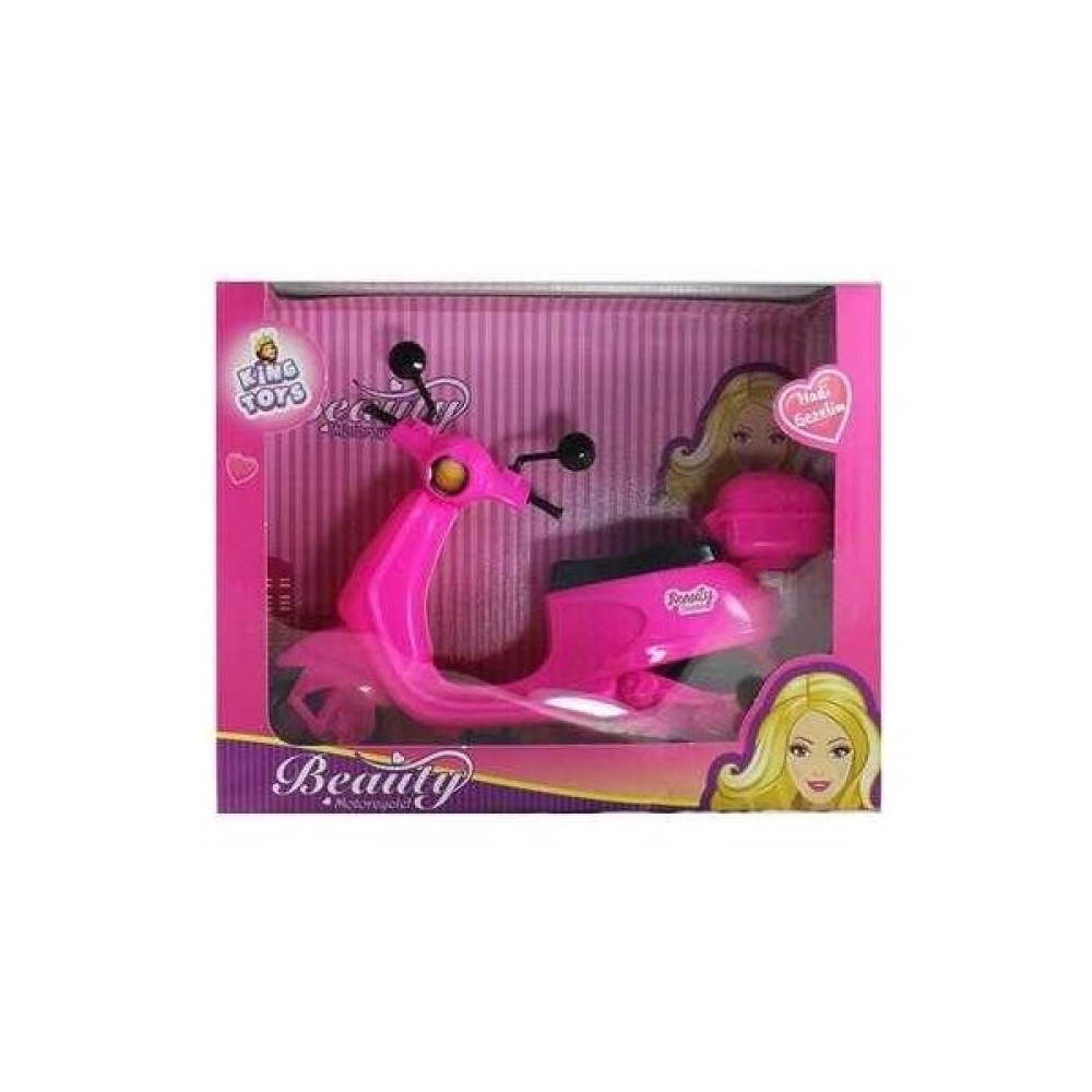 King Toys Beauty Pembe Bebek Motorsiklet Scooter Oyuncak Araç Fiyatı