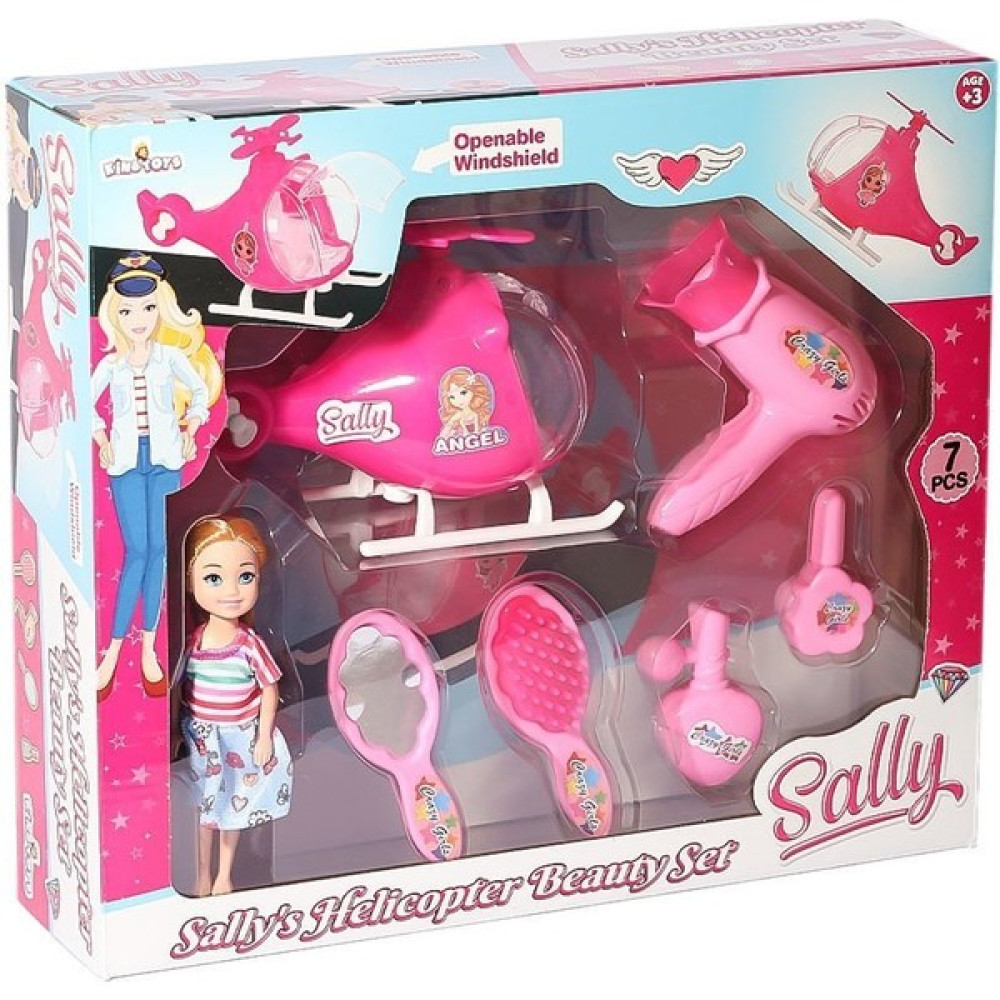 King Toys Sally Helikopter ve Güzellik Oyun Seti - 3+ Yaş Için Yaratıcı Eğlence Oto Boyaları Fiyatı